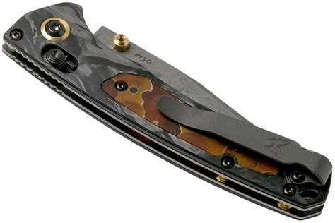 Benchmade Mini Crooked River 15085-201 Gold Class 2020 limited edition ...