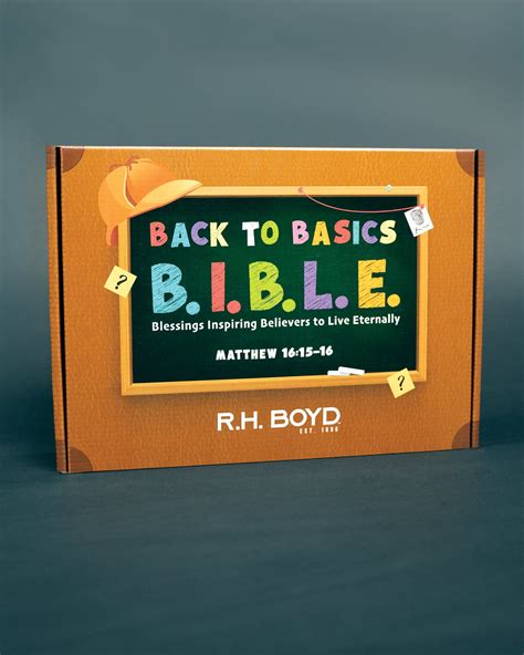 Back To Basics B.I.B.L.E.: VBS Kit Box – R.H. Boyd