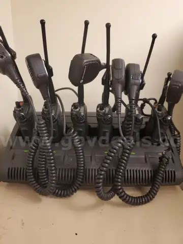 (6) USED MOTOROLA APX 6000 2.5, MODEL H98UCF9PW6AN 700/800Mhz (P25 ...