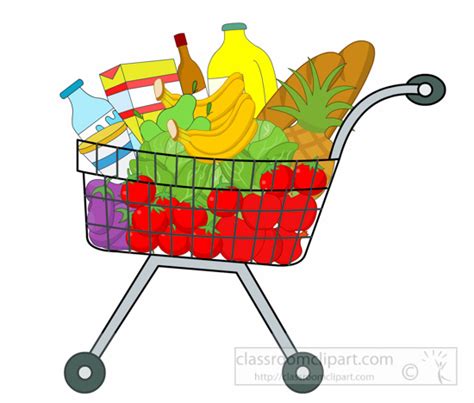 Grocery Clipart : shopping-cart-full-of-grocery-clipart-5122 ...