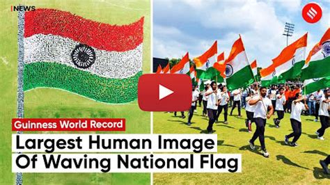Chandigarh University create Guinness World Record for largest human ...