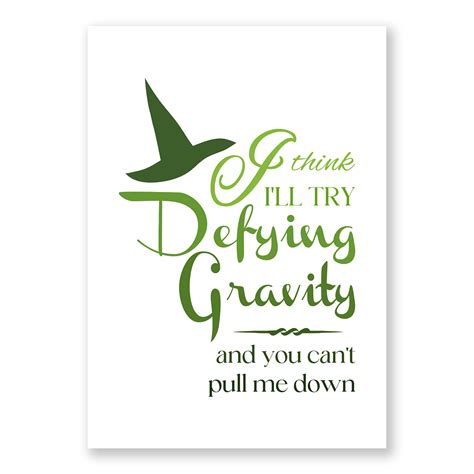 Wicked Defying Gravity Print | Printable Wall Art