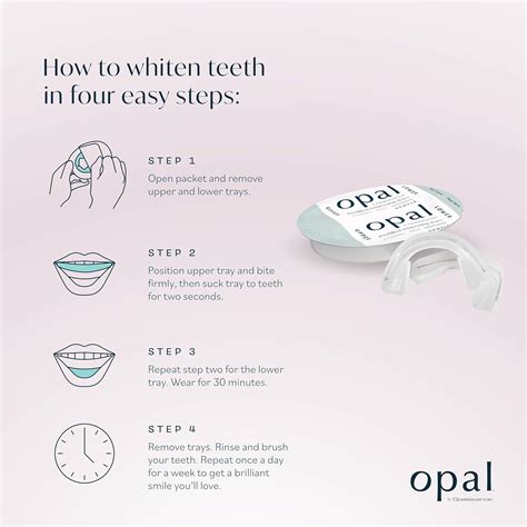 Opal by Opalescence Go – (7 tratamientos) Bandejas blanqueadoras de dientes precargadas suaves ...