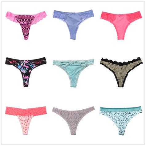 Sexy Thongs for Women,Varity of T-Backs Sexy Underwear 20 Pack of G ...