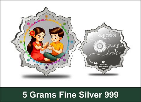 999 Raksha Bandhan Silver Coin 5gm, 10gm, 20 gm, 50 gm – HM Sarafa ...