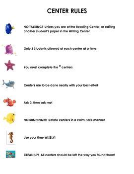 Image result for Learning Center Rules