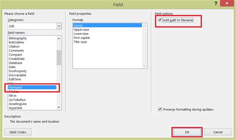 How to Add File Path in Word 的图像结果