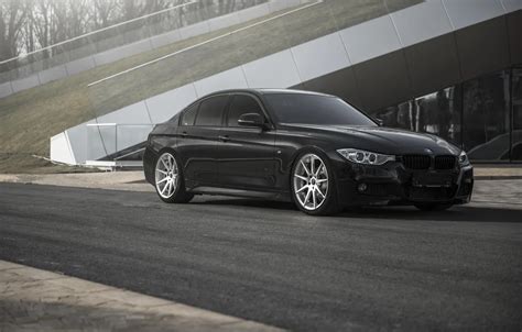 Wallpaper BMW, black, tuning, 335i, F30, stance for mobile and desktop ...