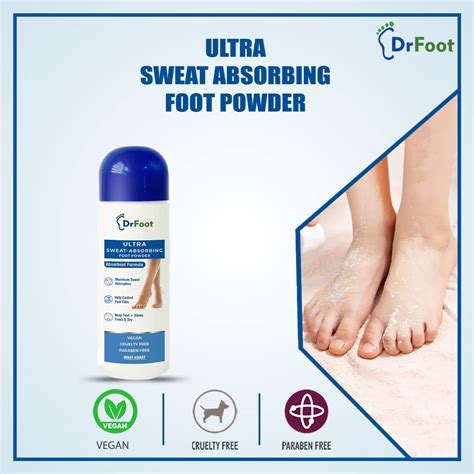 Buy 100 Gm Ultra Sweat Absorbing Foot Powder - Zinc Oxide Formula ...