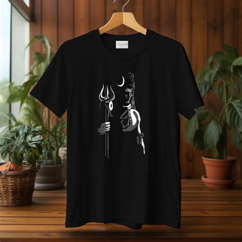 Shiv Trishul T-Shirt Black – Apanah by The Jaipur Dialogues