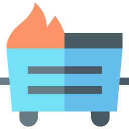 Dumpster fire - Free miscellaneous icons