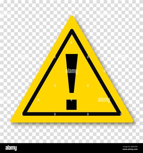 Yellow Warning Triangle Sign With Exclamation Mark Exclamation Mark