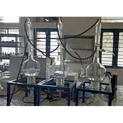 Distillation Apparatus - Double Glass Water Distillation Unit ...