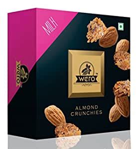wero Almond Crunchies Chocolate Coated Roasted Almonds- Milk , 75 grams ...