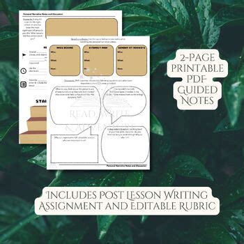 Image result for Personal Narrative Lesson