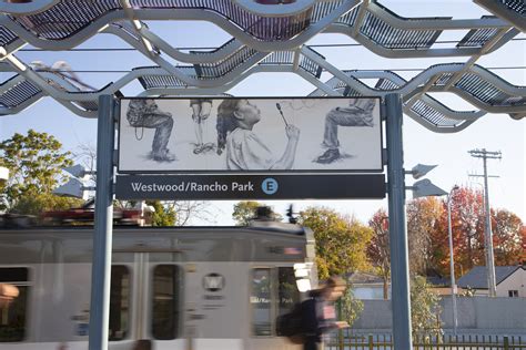 Short artist talk at Westwood/ Ranho Park Metro station | ABEL ALEJANDRE