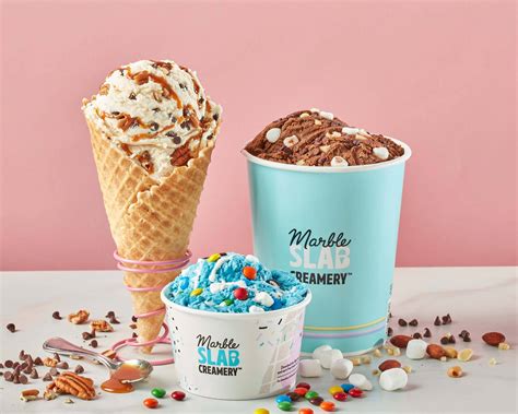 Marble Slab Creamery Ice Cream