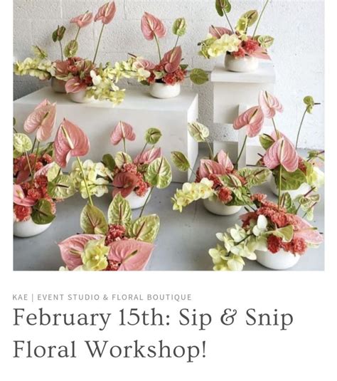 Sip & Snip Floral Design Workshop, 120 Pueblo Ave, Downtown Colorado ...