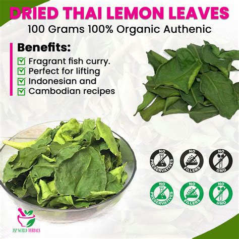 Dried Thai Lemon Leaves | Thai, Indonesian and Cambodian recipes – JSP ...