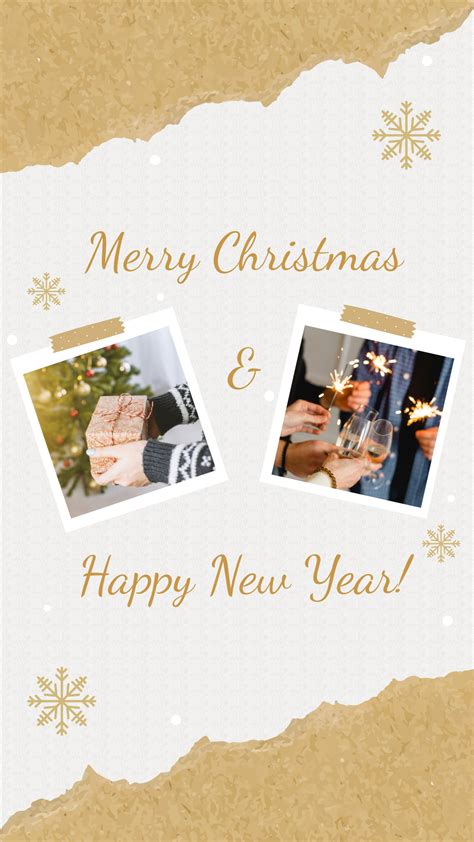 Collage Christmas Photo Card Templates