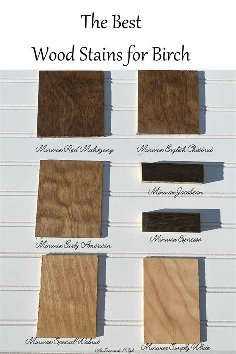 The Best Wood Stains for Birch Plywood