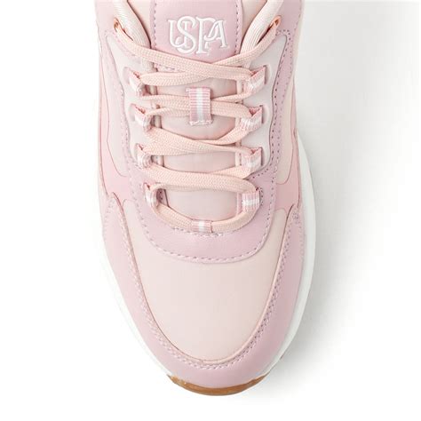 Buy U.S. POLO ASSN. Women Cassey Light Pink Sneakers Online