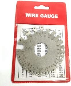 STAR TOOLLS SWG Round Wire Cable Gauge Standard Thickness Gauge & Very ...