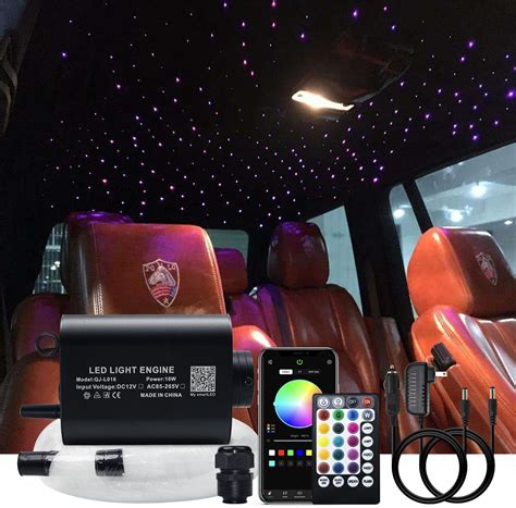 Twinkle Headliner Star Light Kit, 500Pcs*0.03in*9.8ft Ceiling Fiber ...