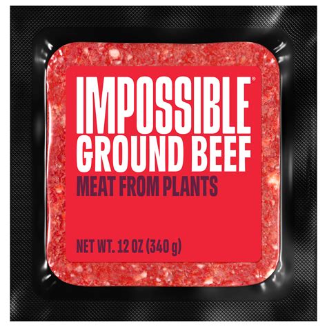 Impossible Ground Beef Meat from Plants, 12 oz | Central Market ...