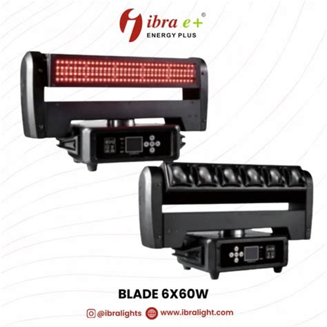 Hacksaw Blade - 6/60w Infinite Blade with Zoom / Beam blade Light With ...