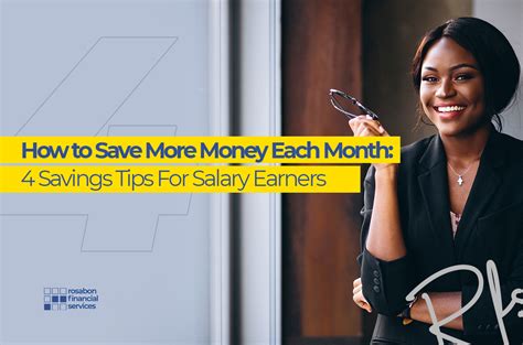 Savings Tips For Salary Earners | Financial Advice - RFS