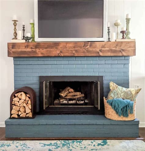 34 Painted Brick Fireplace Ideas for a Fresh Look