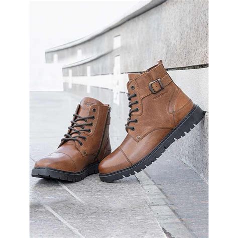 Genuine Leather Ankle Length Boots for Men | Soft Cushioned Insole, Sl ...