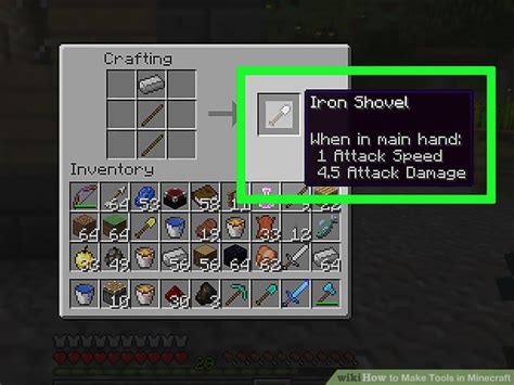 Image result for Minecraft Tools Crafting Recipes