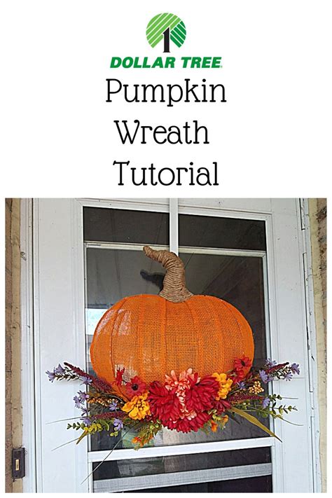 Image result for Pumpkin Frame Wreath Tutorial
