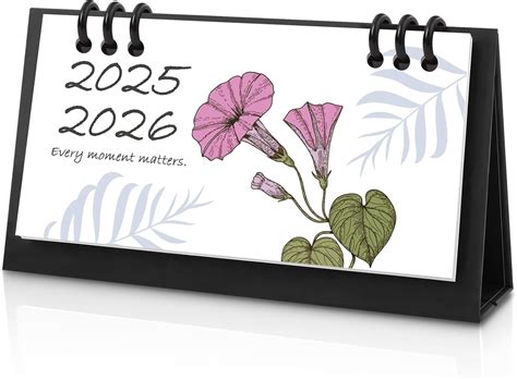 Amazon.com : KONVINIT Small Desk Calendar 2025-2026, Aesthetic 2025 ...