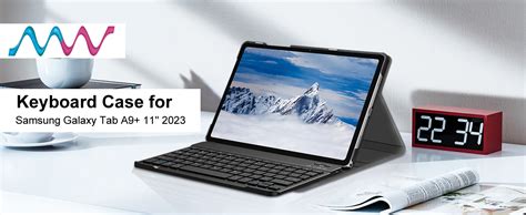 MICROWARE Keyboard Case for Samsung Galaxy Tab A9+ / A9 Plus 11 Inch ...