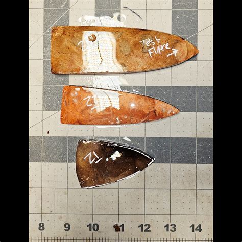 Page 3 Kay County Preforms, Flintknapping Slabs. – Flintknapping traditions