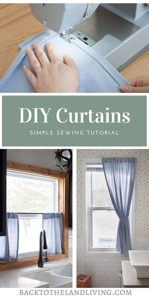 Image result for Sewing Curtain Tutorial