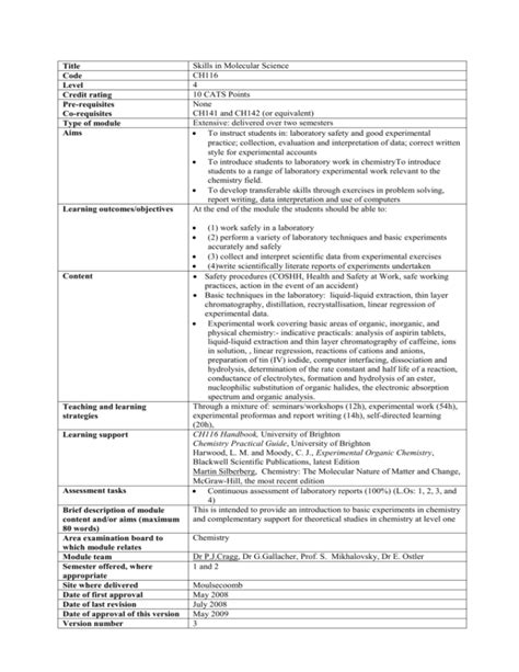 Image result for What Is Module Description in Project