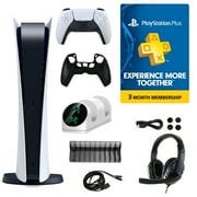 Buy PlayStation 5 Digital Console with Accessories Kit and 3 Month PSN ...