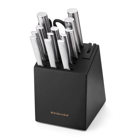 Kitchenaid Gourmet 14-Piece Stainless Steel Kitchen Knife Block Set ...