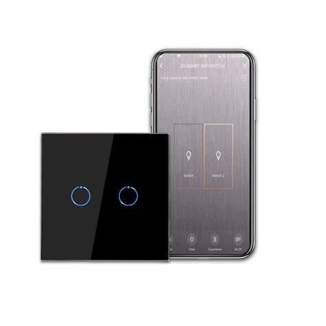Buy CNBINGO WiFi Double Touch Light Switch, Smart Switch Work with ...