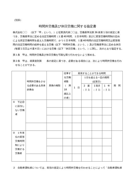 協定書 ひな形, 協定書 フォーマット – BDMC