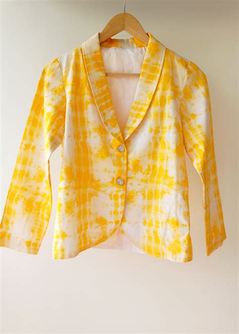 Tie & Dye Cotton Blazer / Overlay – Alankrutha