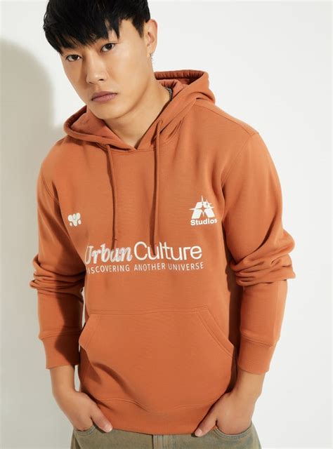 Buy URB_N Men Printed Hooded Sweatshirt Online at just Rs. 999.0 ...