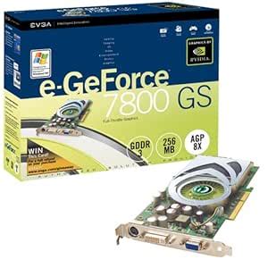 eVGA e-GeForce 7800 GS 256MB AGP 256-A8-N505-AX : Amazon.in: Computers ...