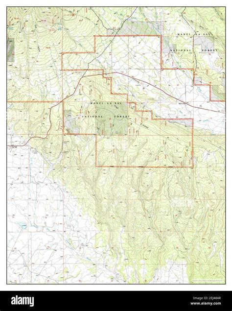La sal utah map hi-res stock photography and images - Alamy