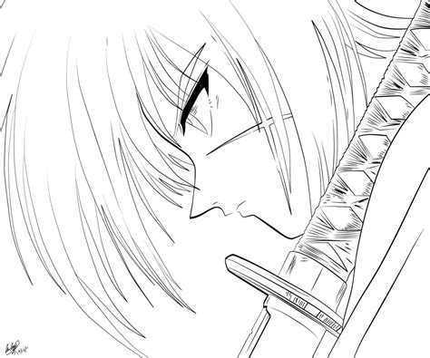 Rurouni Kenshin - Free Coloring Pages