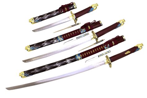 Snake Eye Tactical Highlander Dragon Design Handle Samurai Katana ...